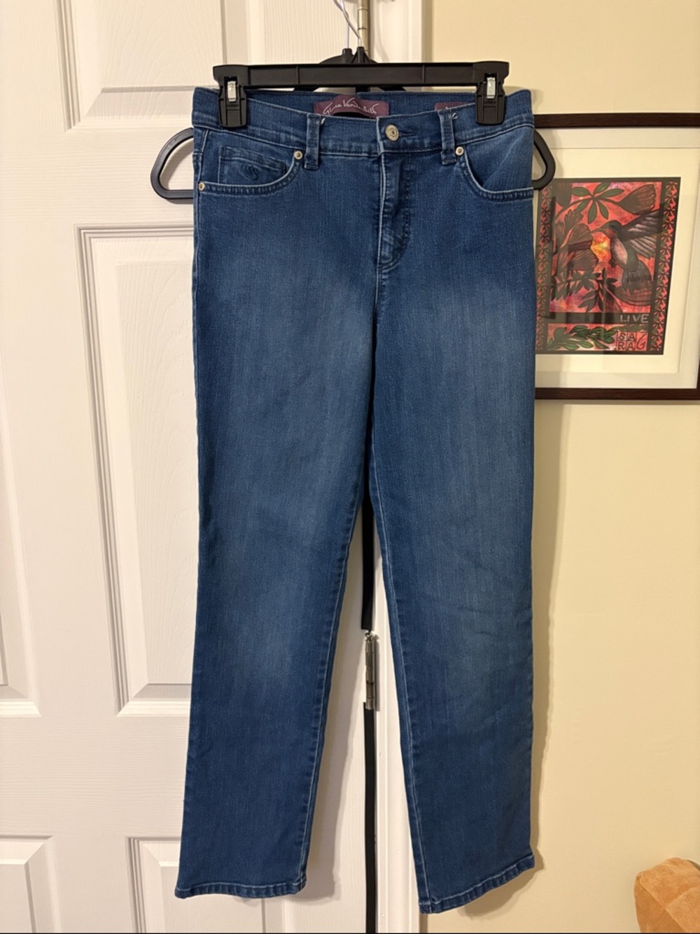 Gloria Vanderbilt Straight Leg Jeans in Indigo